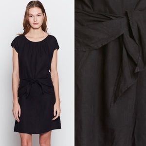 Joie Adoette 100% Linen Dress Black Size S
